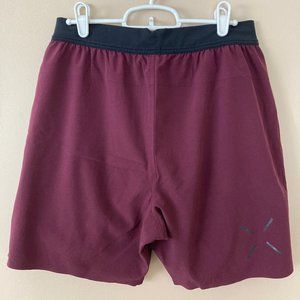 Ten Thousand Maroon Interval Shorts size small with liner